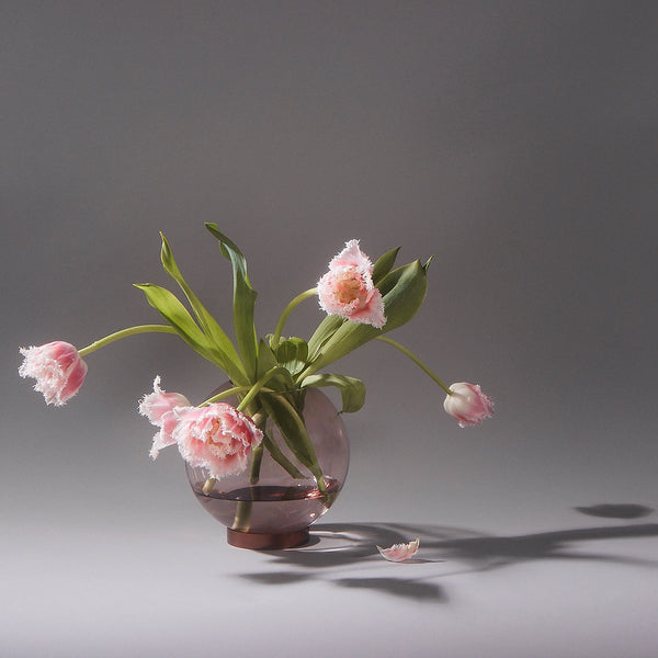 GLOBE Vase | Rose (L)