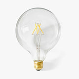 Globe Bulb, LED, 125, Clear