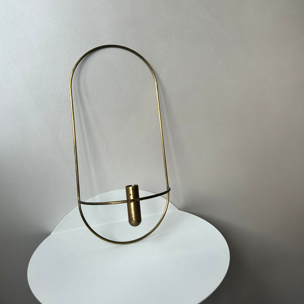 POV Oval Vase / Candleholder | Brass (Display Model)