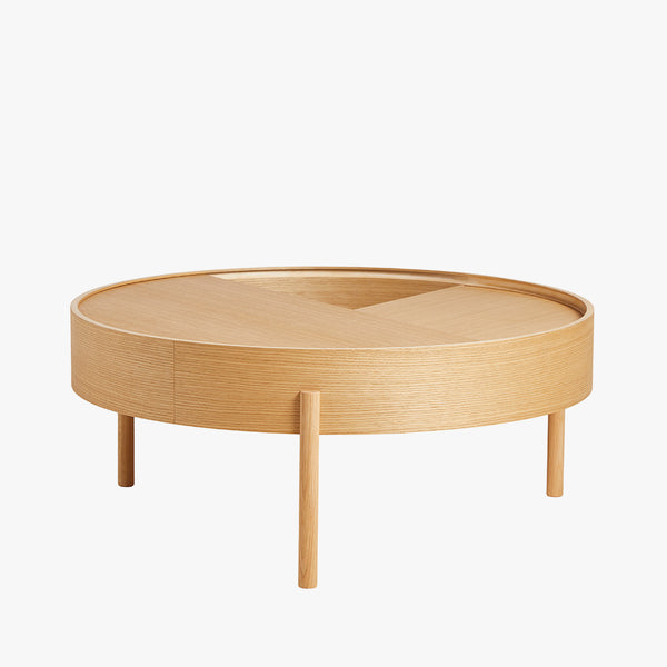 Arc Coffee Table (89cm) | Oiled Oak