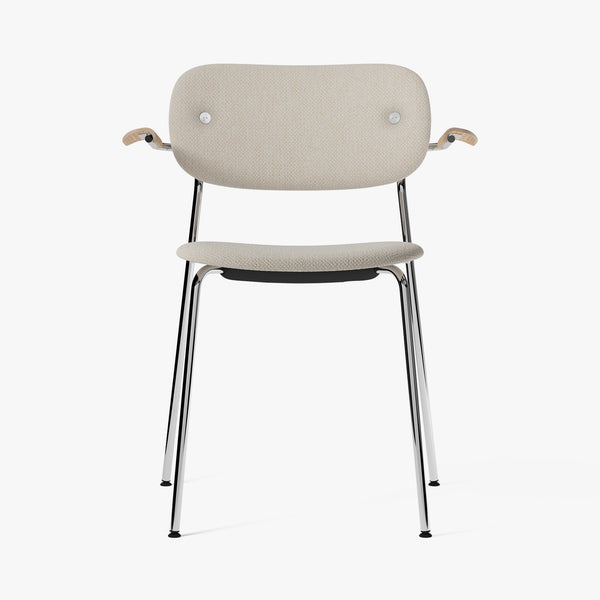 Co Chair w/Armrest, Fully | Beige Fabric