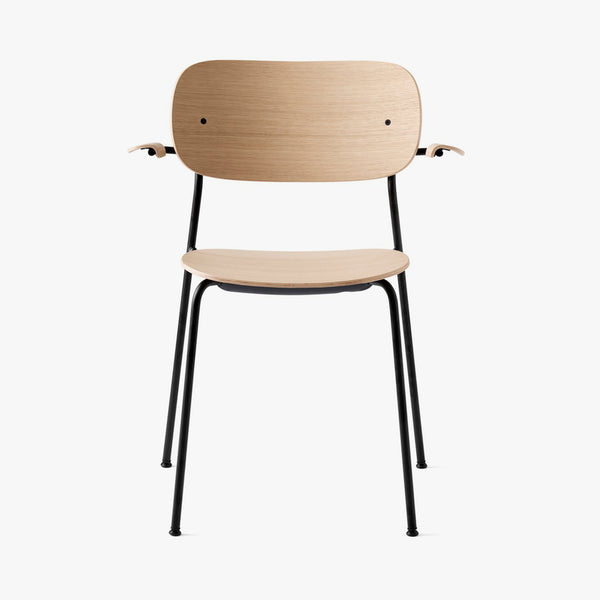 Co Chair w/Armrest | Natural Oak