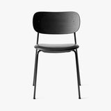 Co Chair | Black Oak / Black Leather
