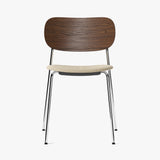 Co Chair | Dark Oak / Beige Fabric