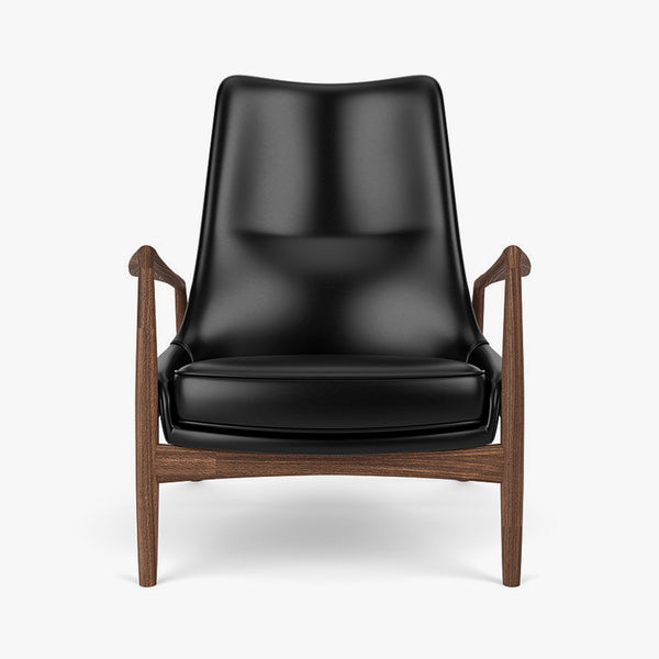 The Seal Lounge Chair, High Back | Black