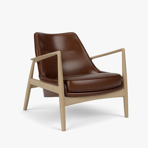 The Seal Lounge Chair, Low Back | Brown