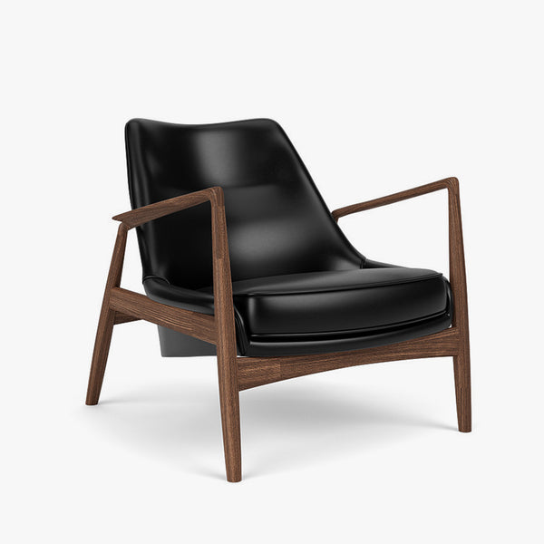 The Seal Lounge Chair, Low Back | Black