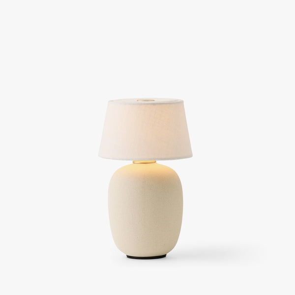 Torso Table Lamp, Portable | Sand