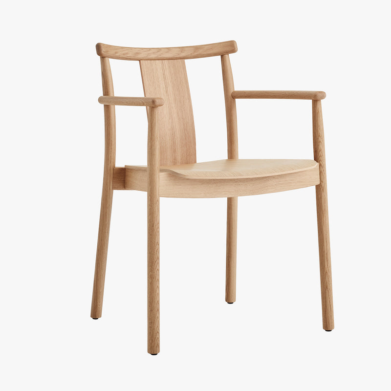Merkur Dining Chair w/Armrest | Oak