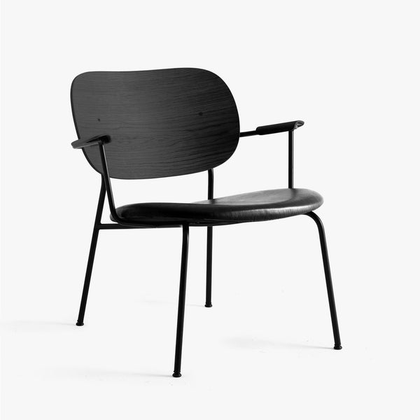 Co Lounge Chair | Black Oak / Black Leather