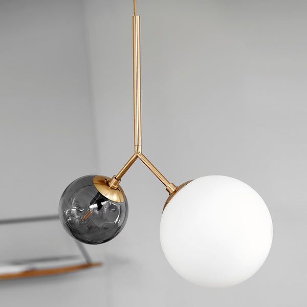 Twice Pendant Lamp |  White/Grey
