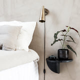 Precise Wall Lamp, Short | Brass