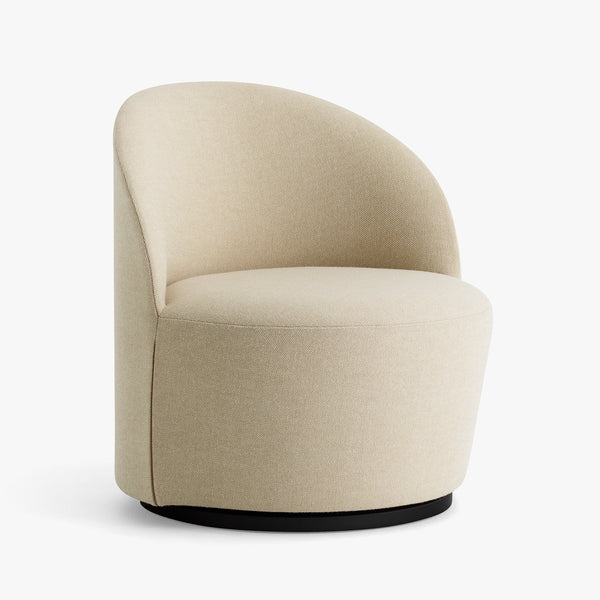 Tearoom Lounge Chair, Swivel w. Return | Beige