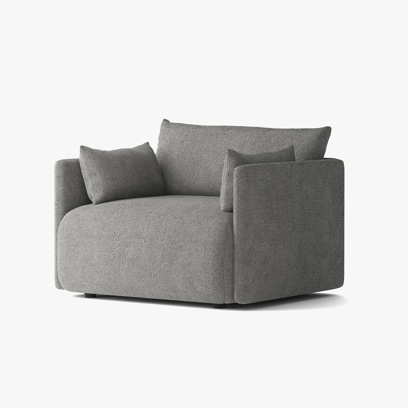 Offset Sofa, 1 Seater | Grey