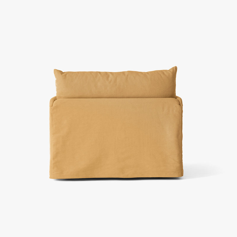 Offset Sofa, 1 Seater, Loose Cover | Wheat