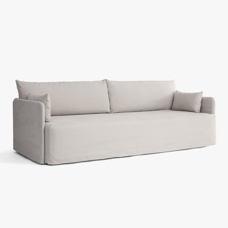 Offset Sofa, 3 Seater, Loose Cover | Oat