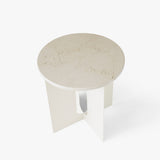 Androgyne Side Table, Ø40 | Rose Top