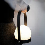 Carrie LED Portable Lamp | Black