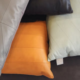 CORIA Leather Cushion | Pale Mint
