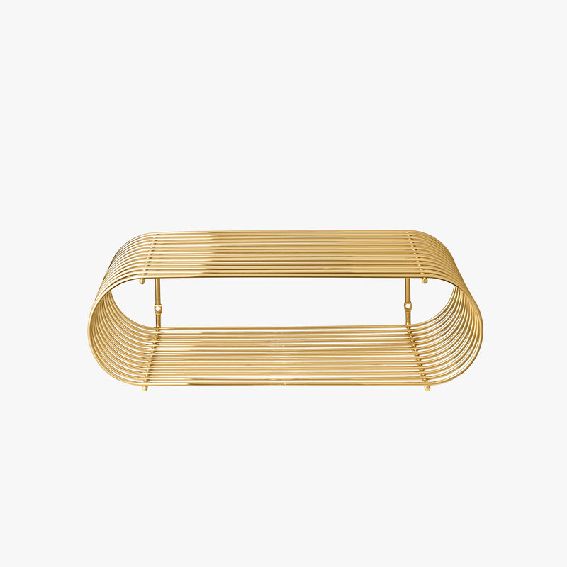 CURVA Wire Shelf | Gold (S)