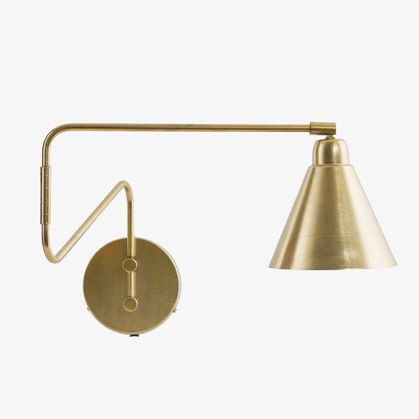 Game Wall Lamp, Long | Brass