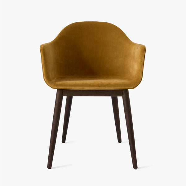 Harbour Chair | Yellow Velvet / Dark Oak