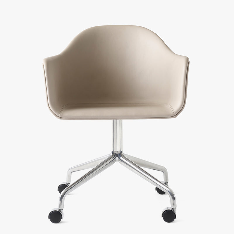 Harbour Chair | Beige Leather / Swivel