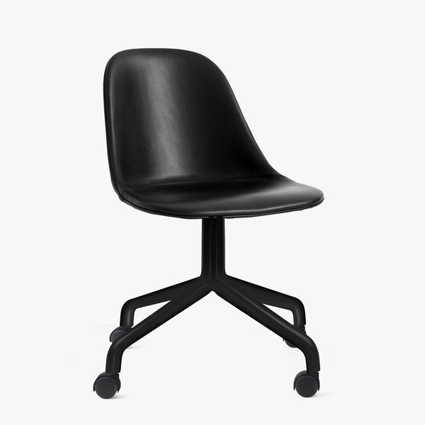 Harbour Side Chair | Black Leather / Swivel