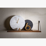 Marble Wall Clock | White