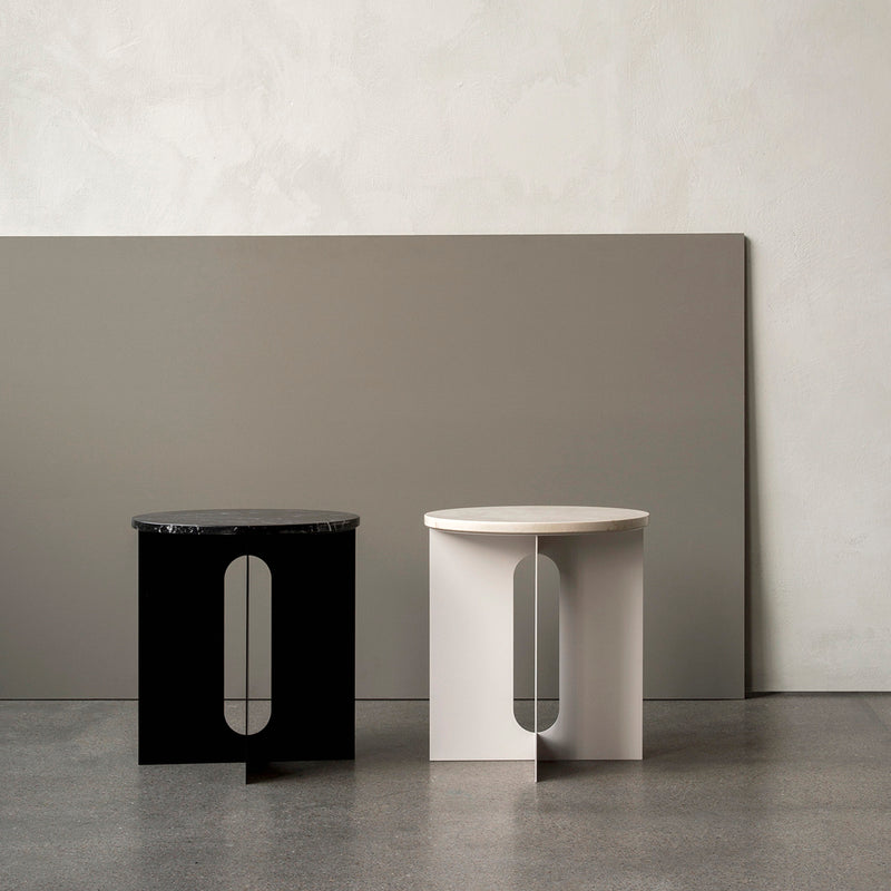 Androgyne Side Table, Ø40 | Rose Top