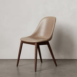 Harbour Side Chair | Brown Leather / Dark Oak