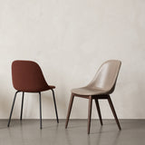 Harbour Side Chair | Brown Leather / Dark Oak