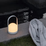 Carrie LED Portable Lamp | White