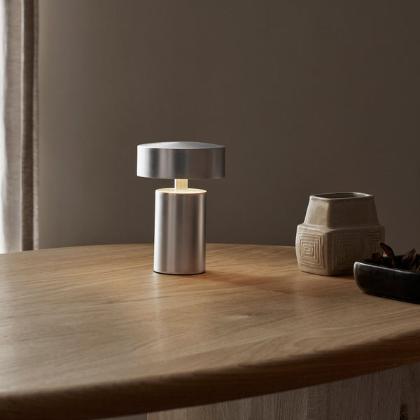 Column Table Lamp, Portable | Aluminium