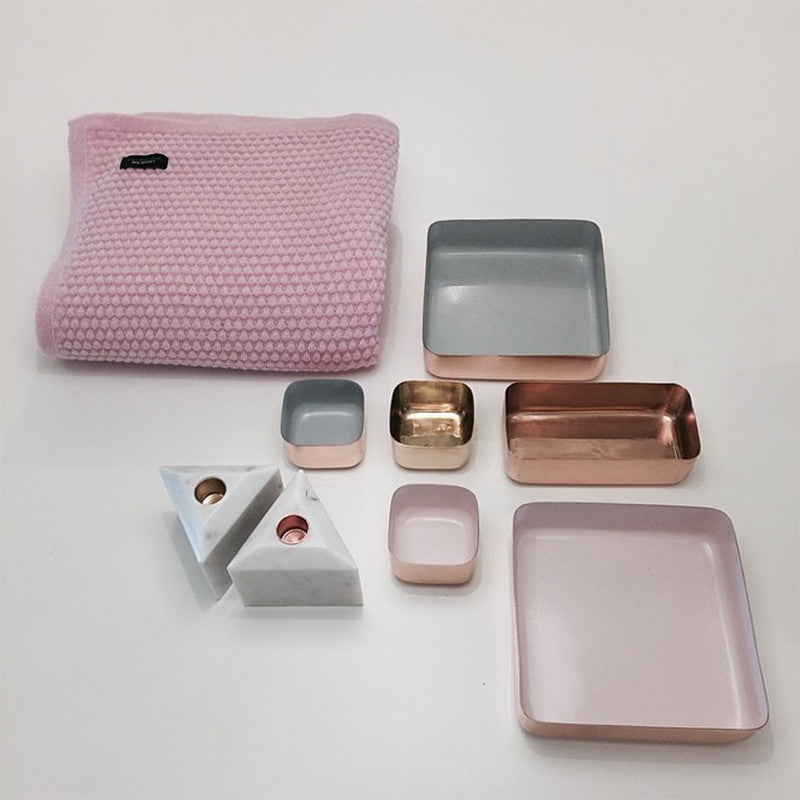 Metal Tray | Copper/Rose (S)