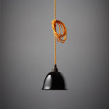 Miniature Bell Enamel Lamp Shade | Black