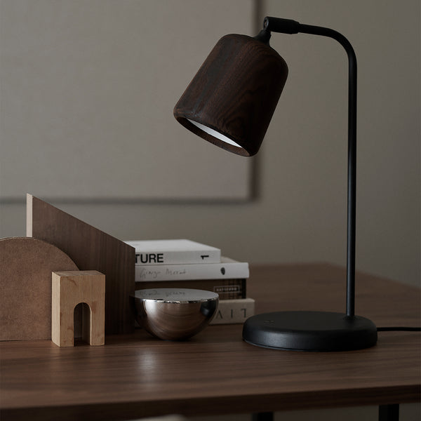 Material Table Lamp | Oak, Smoked