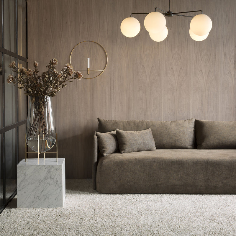 Offset Sofa, 2 Seater | Taupe
