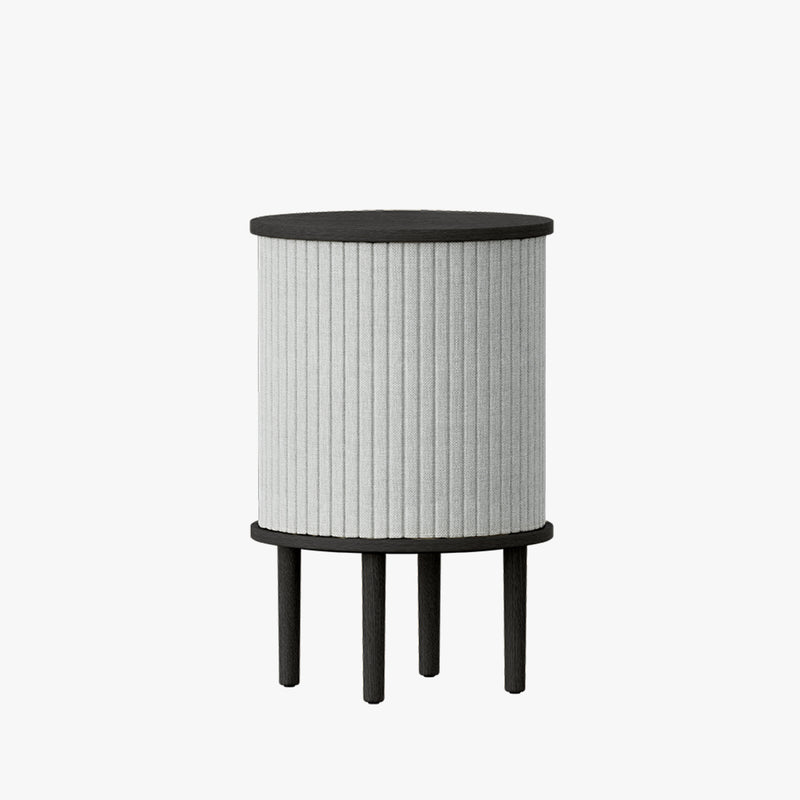 Audacious Side Table | Sterling/Black