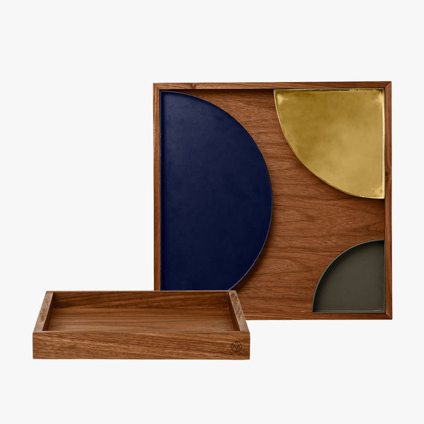 UNITY Quarter Circle Tray | Forest (S)