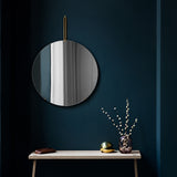 Wall Mirror Ø30 | Brass