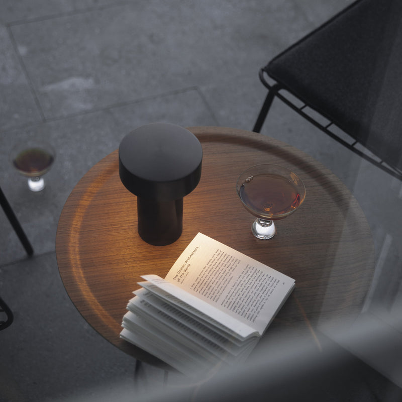 Column Table Lamp, Portable | Bronze